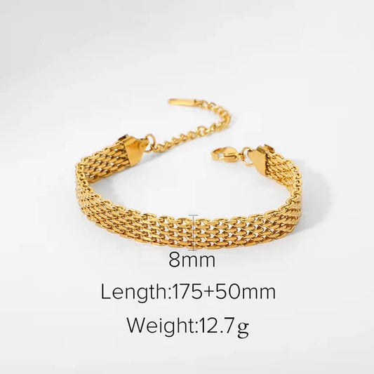 Stainless steel Beatrix bracelet