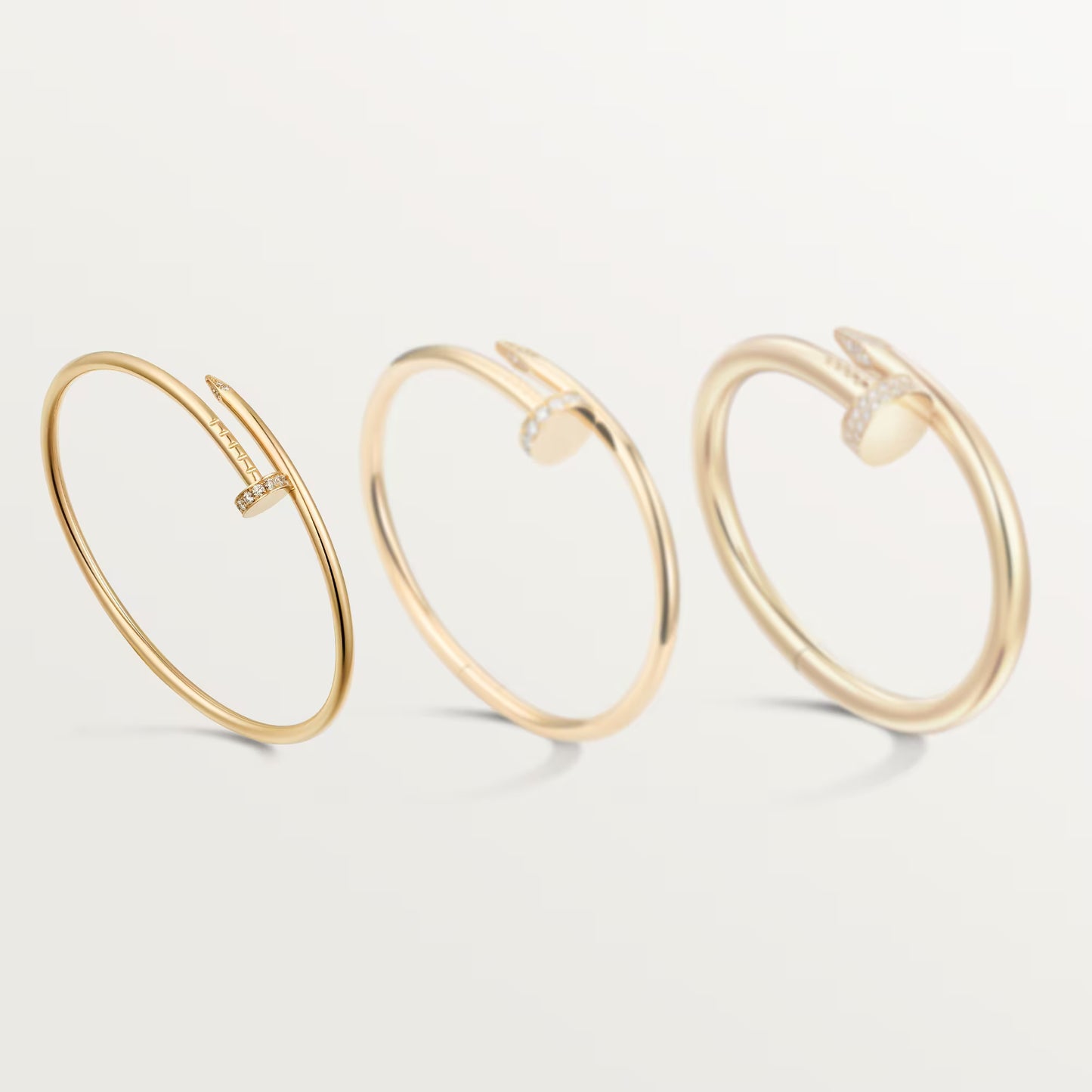 Stainless Steel Nail Bangle Couple Bracelet for Women Men