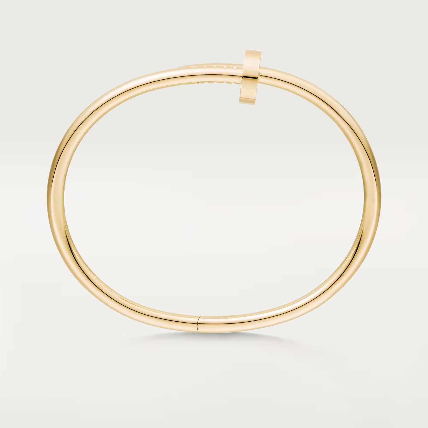Stainless Steel Plain Nail Bangle Couple Bracelet for Women Men