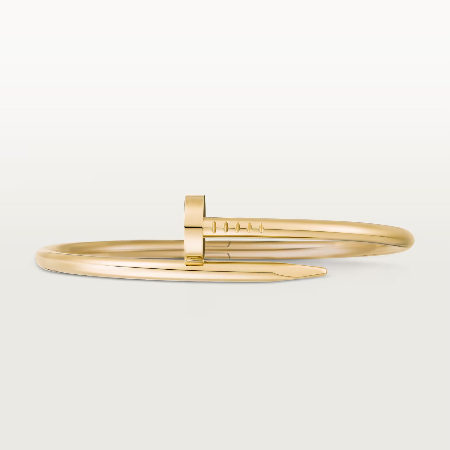 Stainless Steel Plain Nail Bangle Couple Bracelet for Women Men