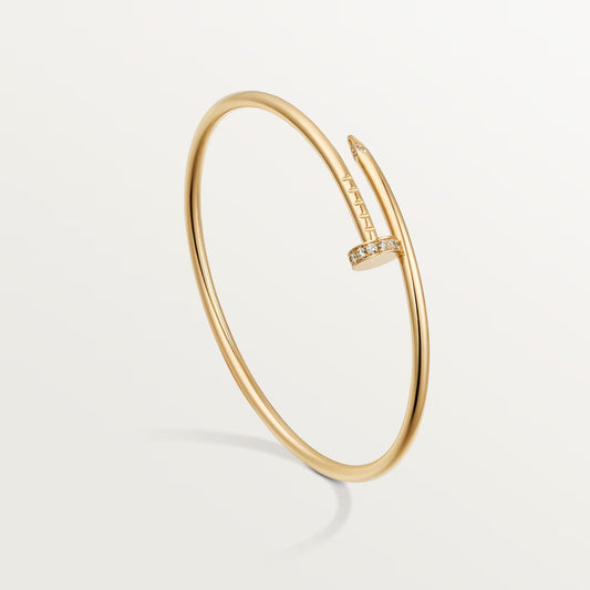 Stainless Steel Nail Bangle Couple Bracelet for Women Men