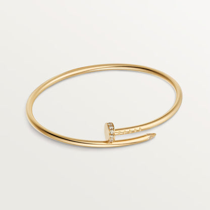 Stainless Steel Nail Bangle Couple Bracelet for Women Men