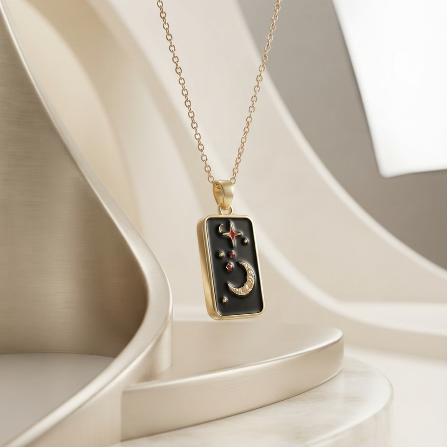 Celestial Moon Pendant
