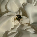 Noir Flower Ring