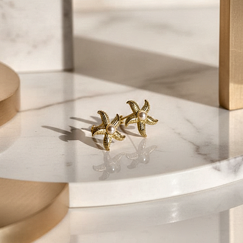 Virelle Gold Blossom Hoops