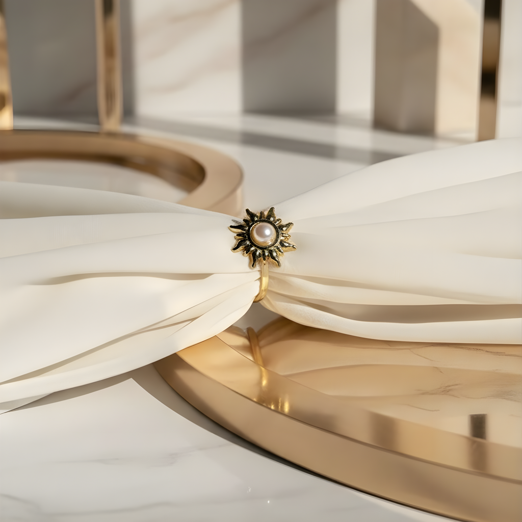 Solar Pearl Ring