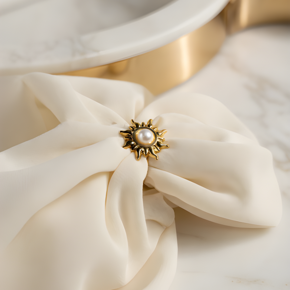 Solar Pearl Ring
